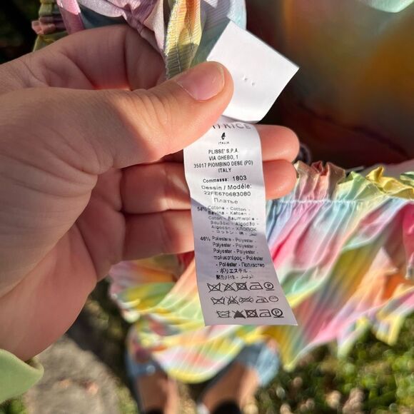 Anthropologie Beatrice B Square Neck Tiered Dress NWT - Picture 10 of 16